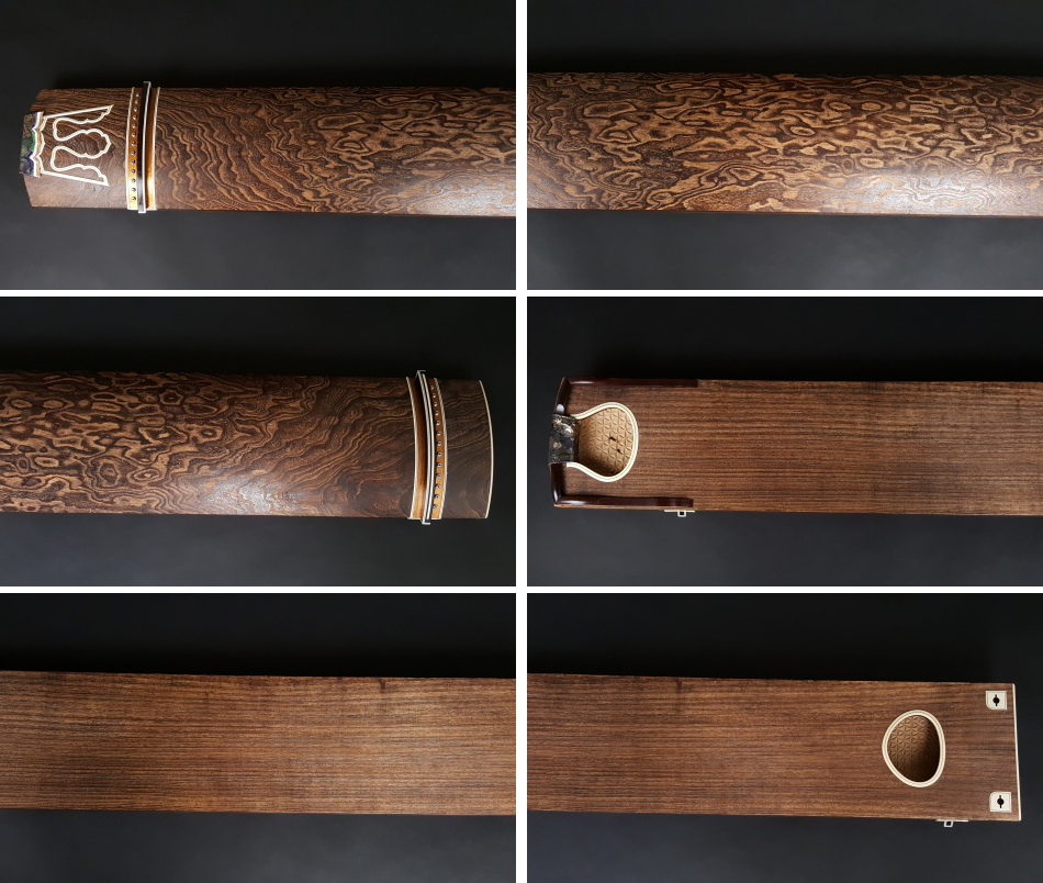 厳選中古品 琴）くり甲琴・玉縁象牙巻 WKT-TKOTO24【和楽器市場・本館】