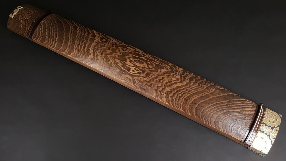 厳選中古品 琴）くり甲琴・玉縁紅木巻 WKT-TKOTO18【和楽器市場・本館】