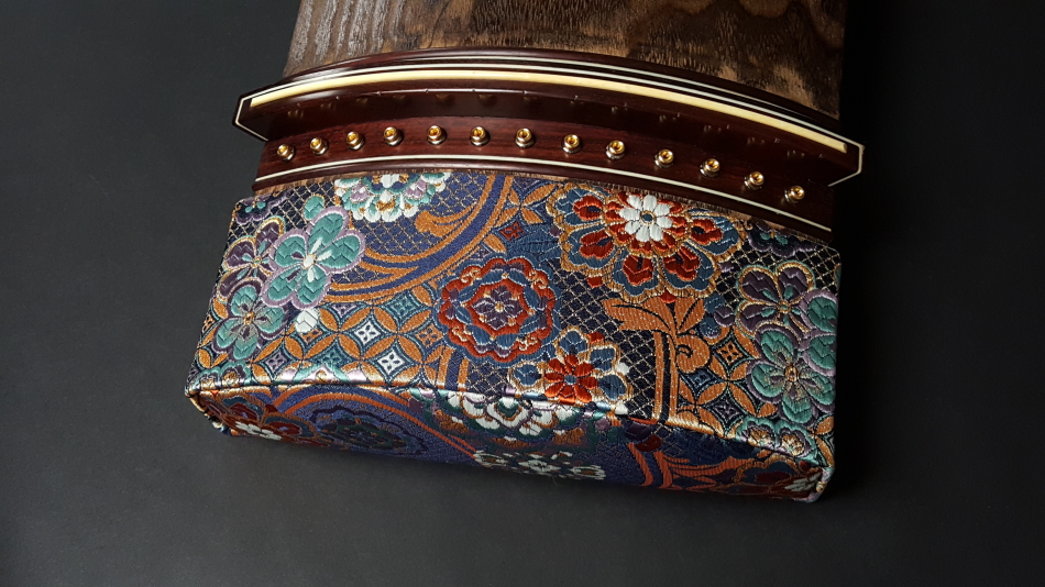 厳選中古品 琴）くり甲琴・玉縁紅木巻 WKT-TKOTO18【和楽器市場・本館】